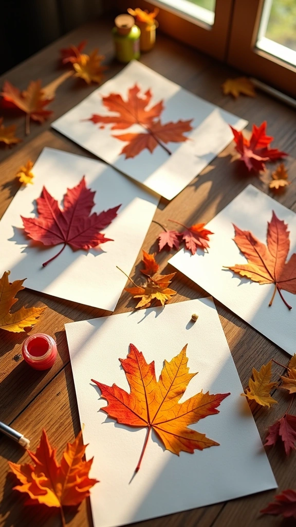 Leaf Print Art