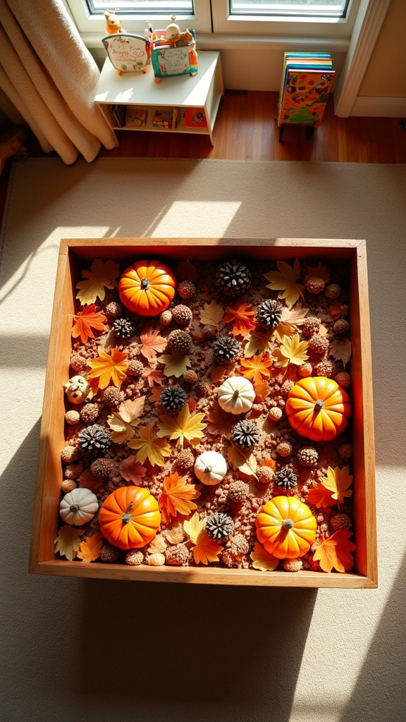 Fall Sensory Bin