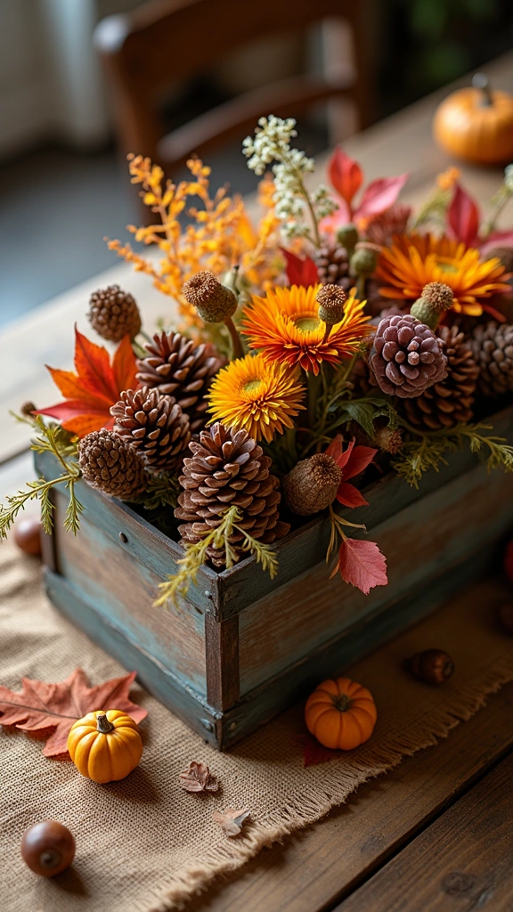 DIY Wooden Table Centerpiece