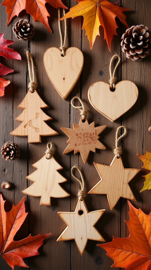 Wooden Christmas Ornaments (Because Why Not?)