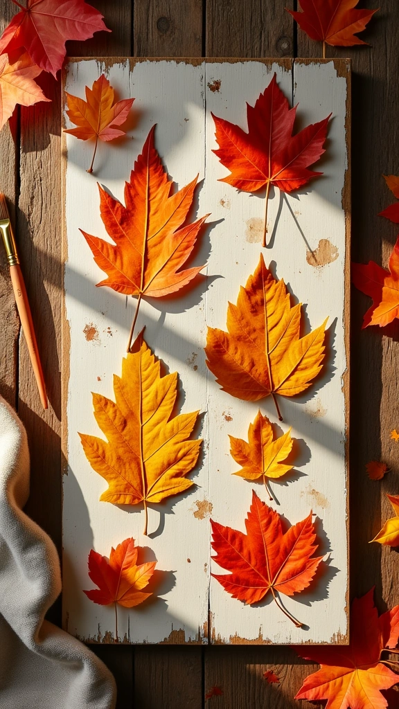 Leaf Imprint Wall Art