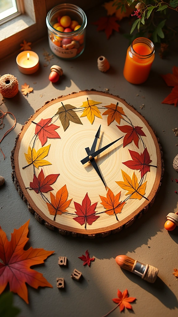 Wooden Wall Clock