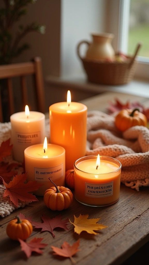 Pumpkin Spice Candles