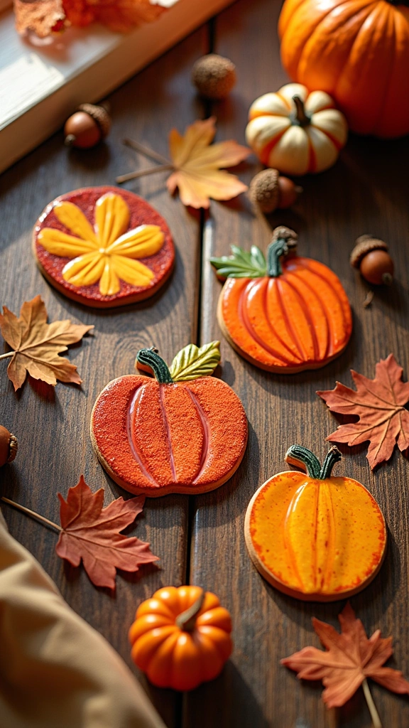 Fall-Themed Coasters