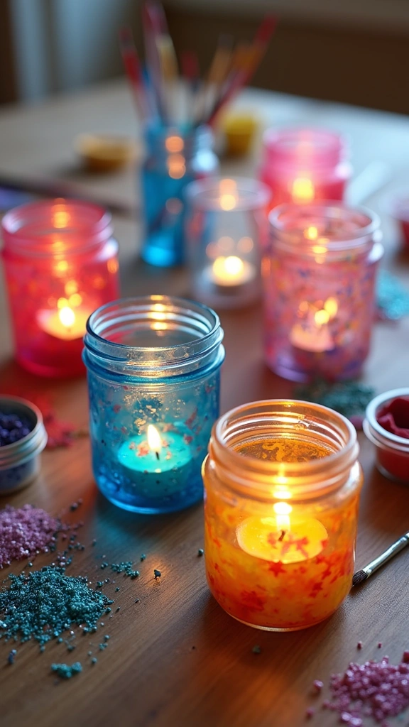 Colorful Candle Holders