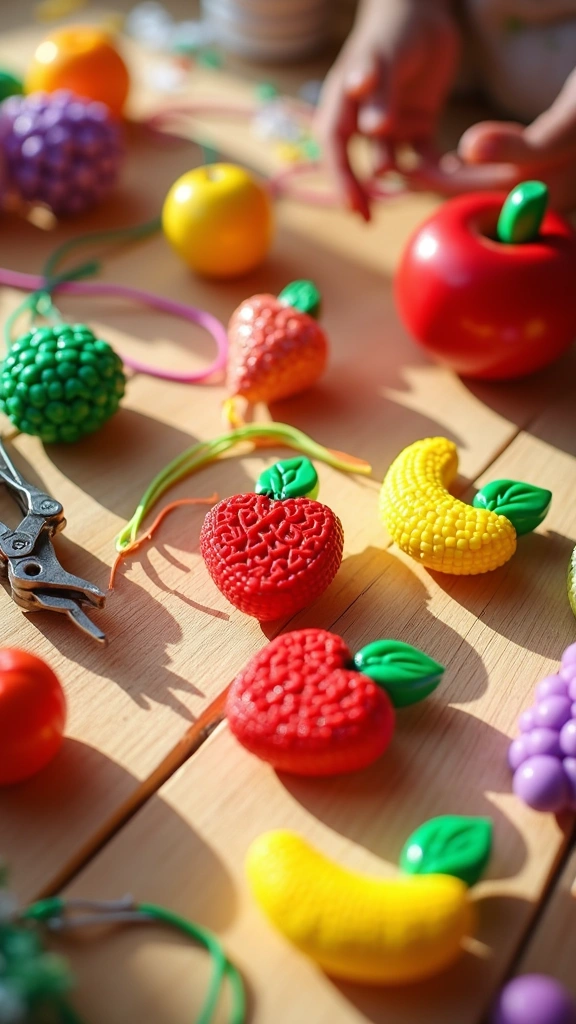 Beaded Fruit Jewelry