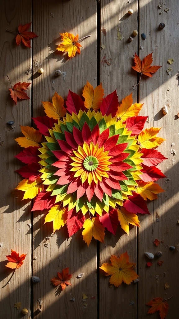 Leaf Mandalas
