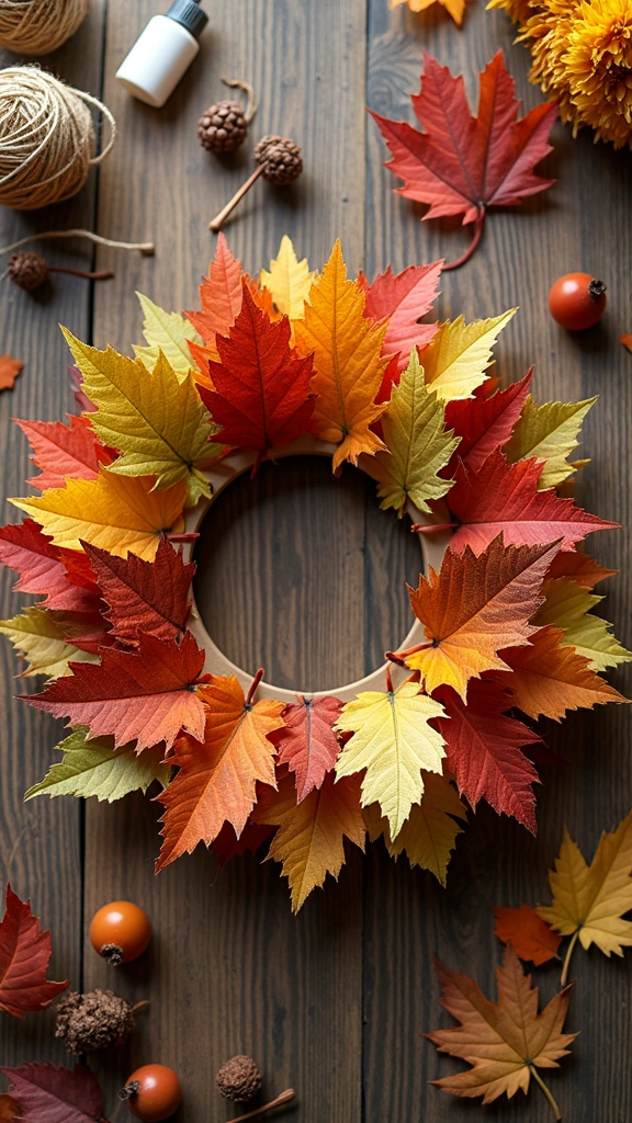 Leaf Wreaths