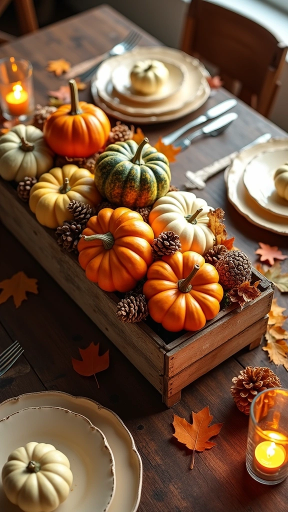 Rustic Pumpkin Centerpiece
