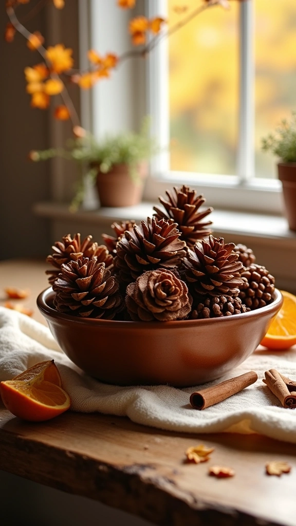 Scented Pinecones