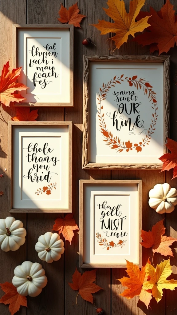 Fall Quote Prints