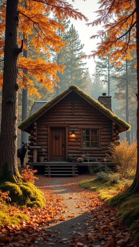 Cozy Cabin Scene