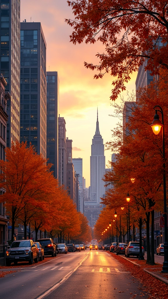 Fall Cityscape