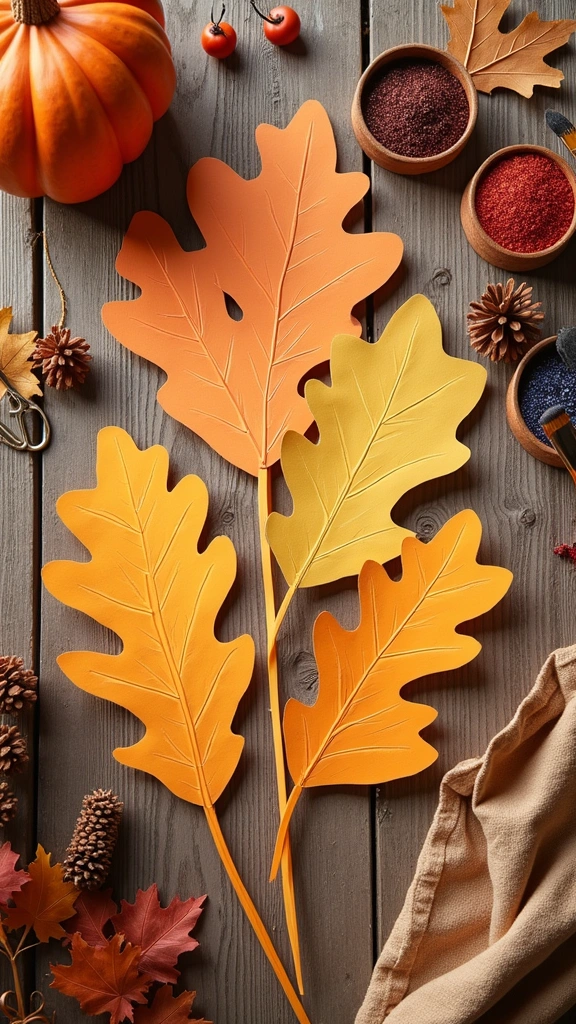 Oak Leaf Template