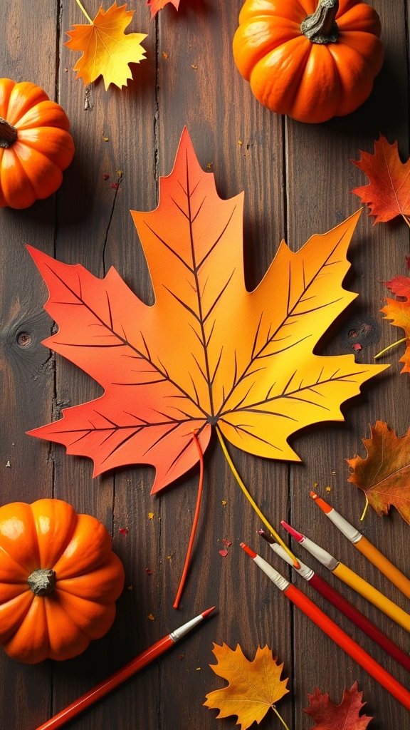 Pumpkin Leaf Template
