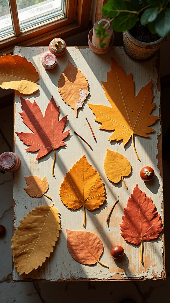 Chestnut Leaf Template