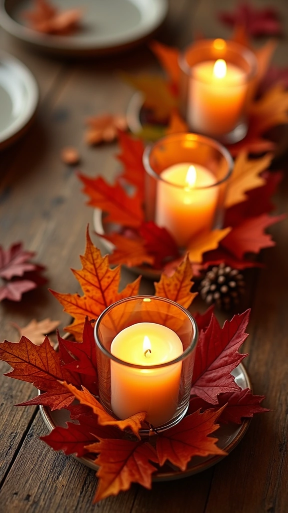 Leafy Candle Holders