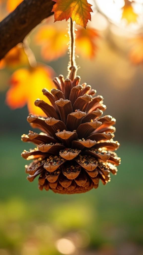 Pinecone Bird Feeders