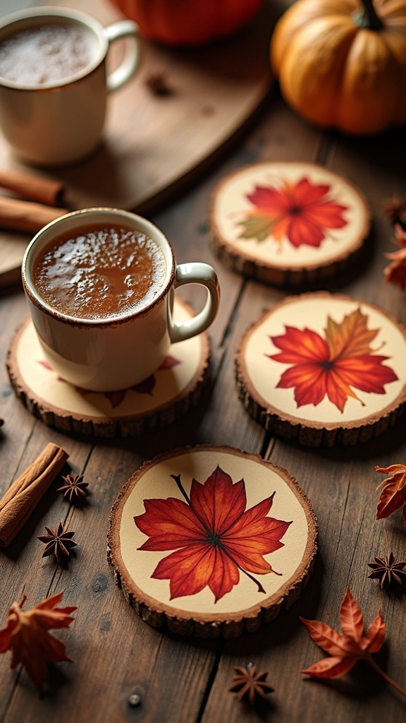 Apple Cider Coasters