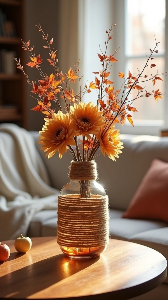 Twine-Wrapped Vases