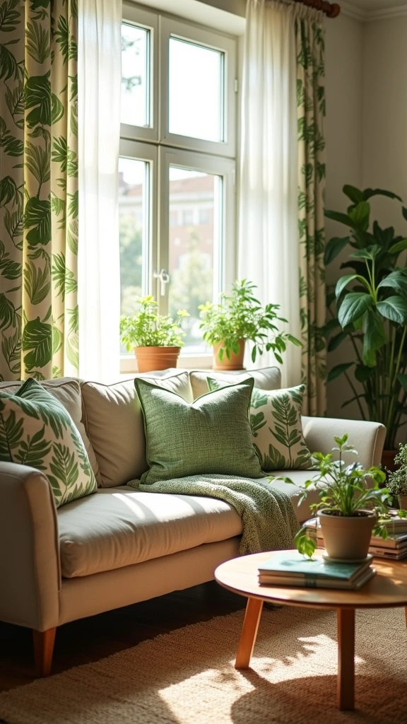 Leaf-Printed Textiles