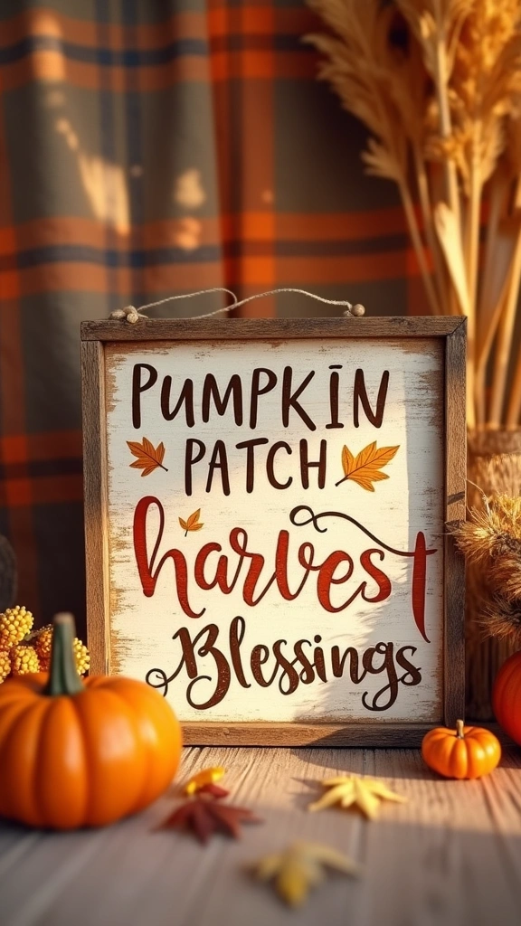 DIY Fall Sign