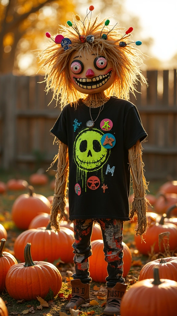 Punk Rock Scarecrow