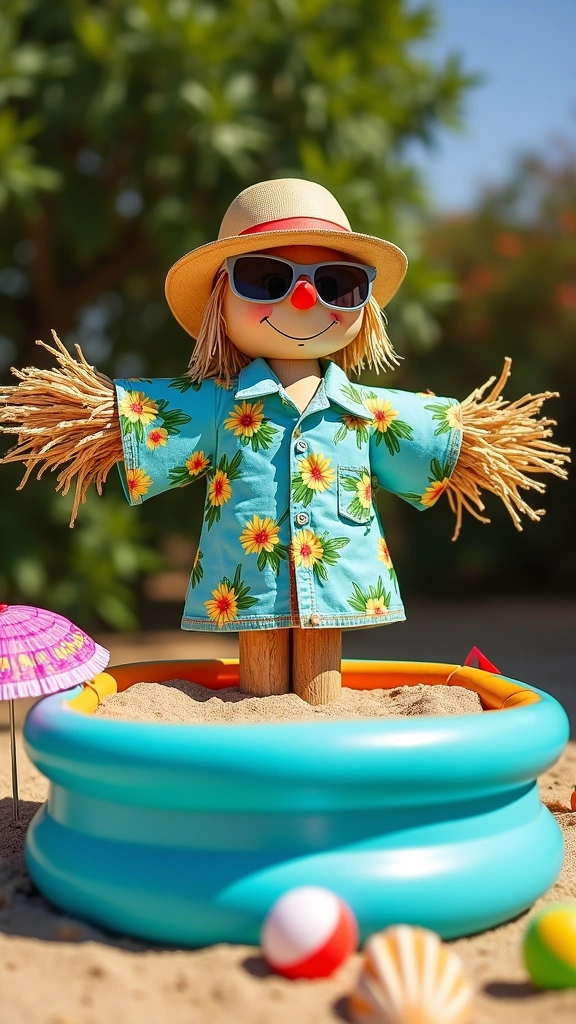 Beach Scarecrow