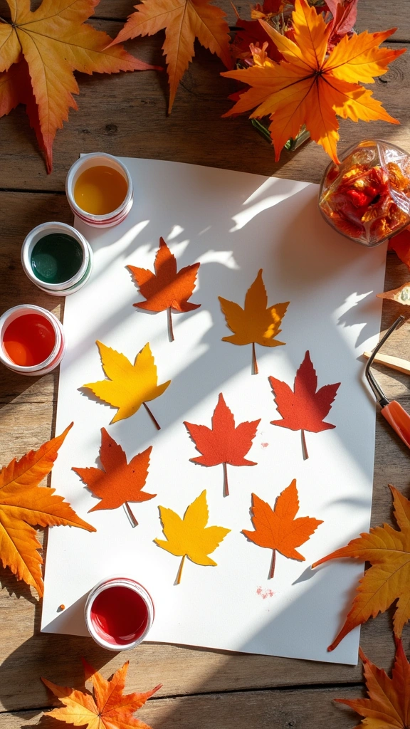 Fall Leaf Stamps