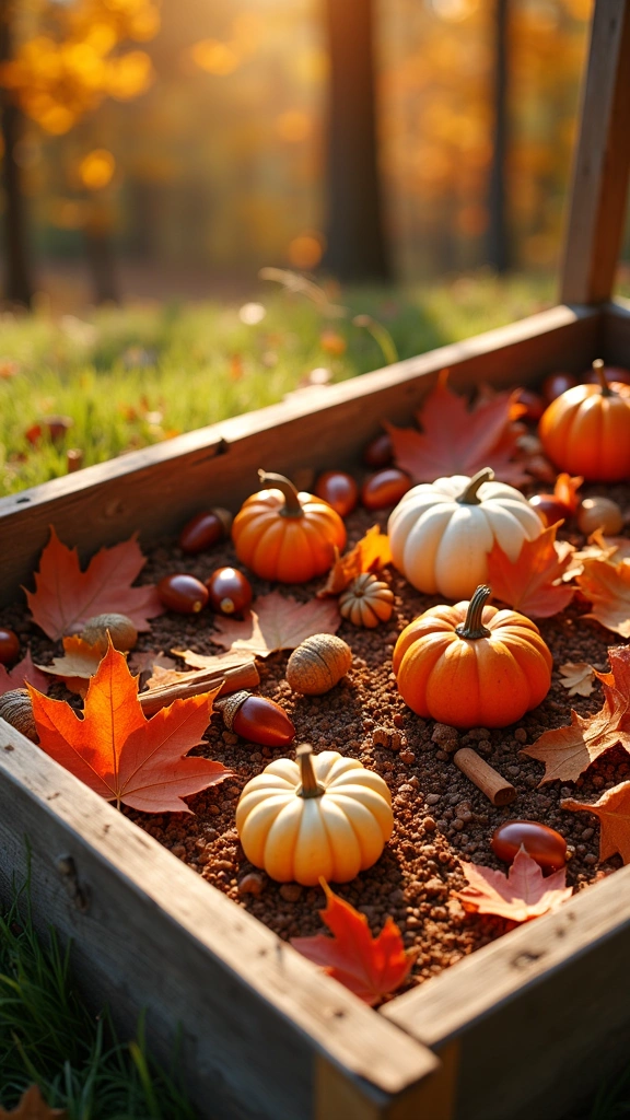 Autumn Sensory Bin