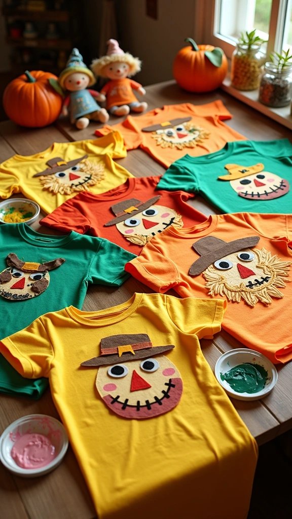 Scarecrow T-Shirt Painting