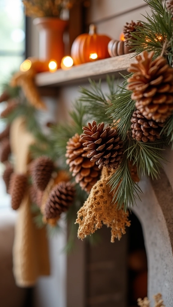 Pinecone Garland