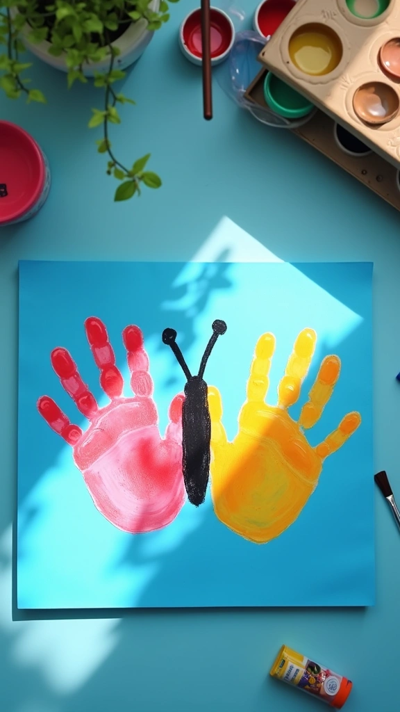 Handprint Butterfly Craft