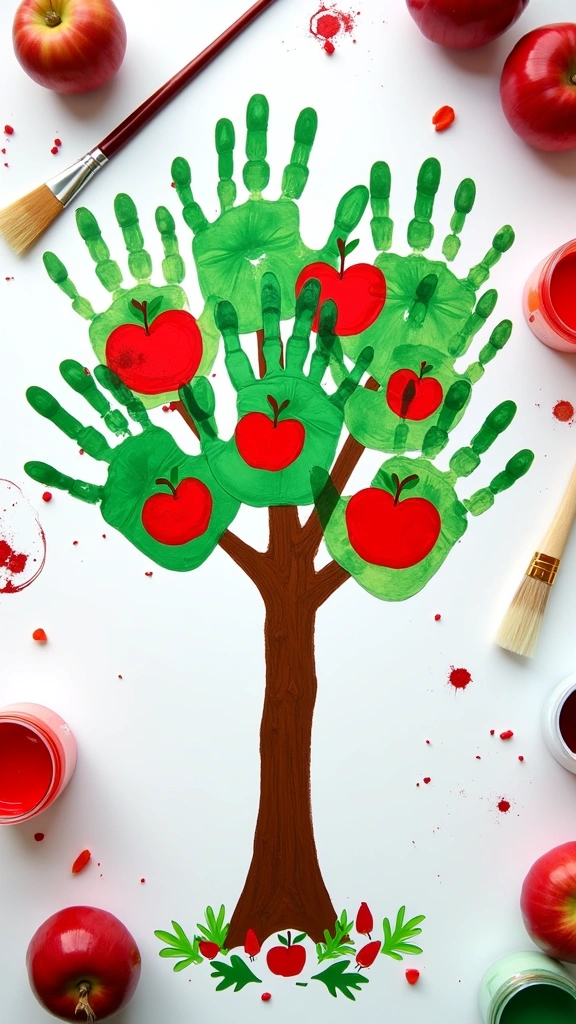 Handprint Apple Tree