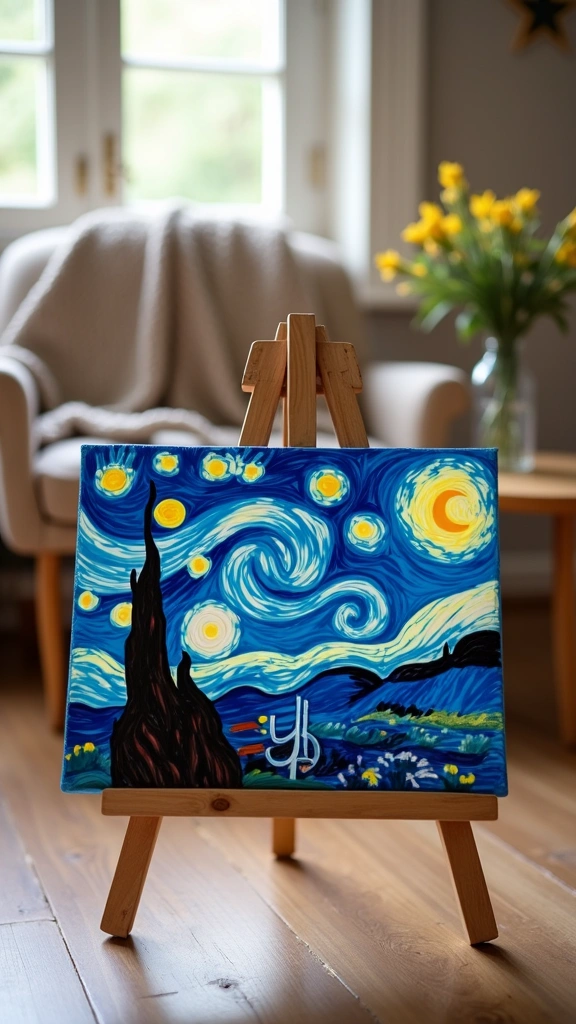 Handprint Starry Night