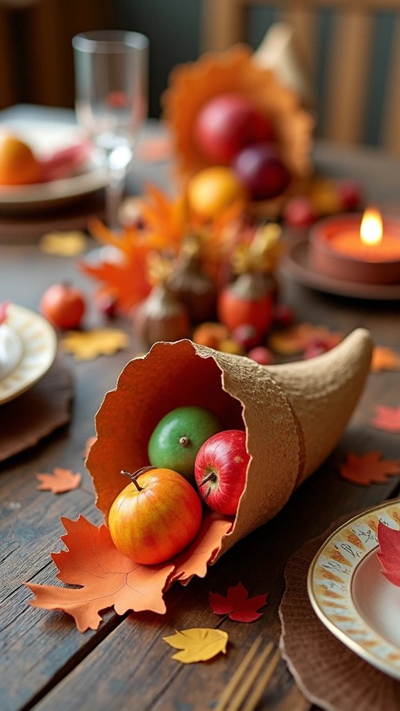 Cornucopia Place Cards