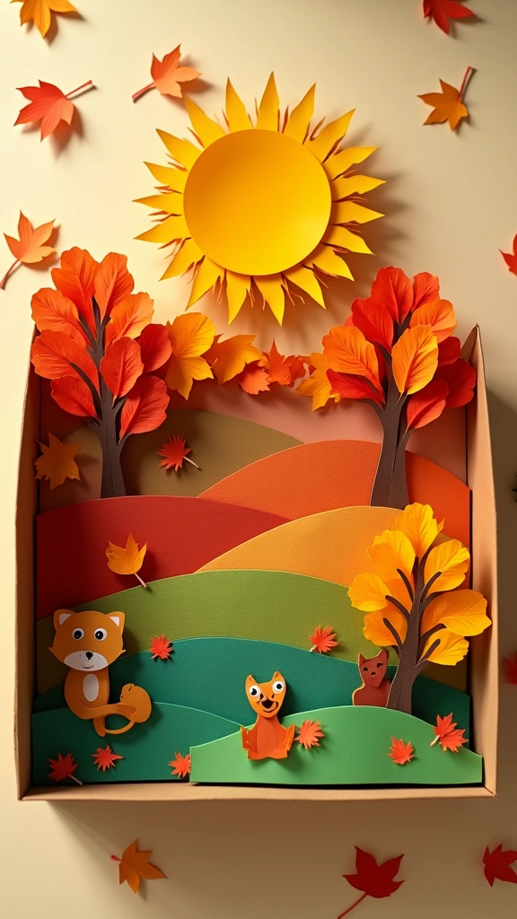 Autumn Scene Diorama