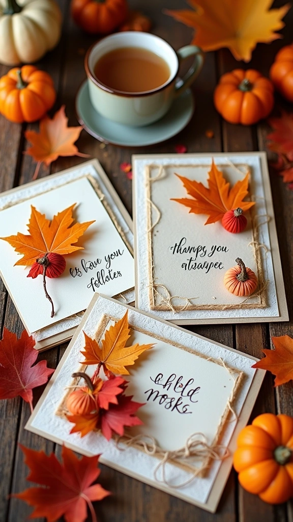 Fall-Themed Greeting Cards