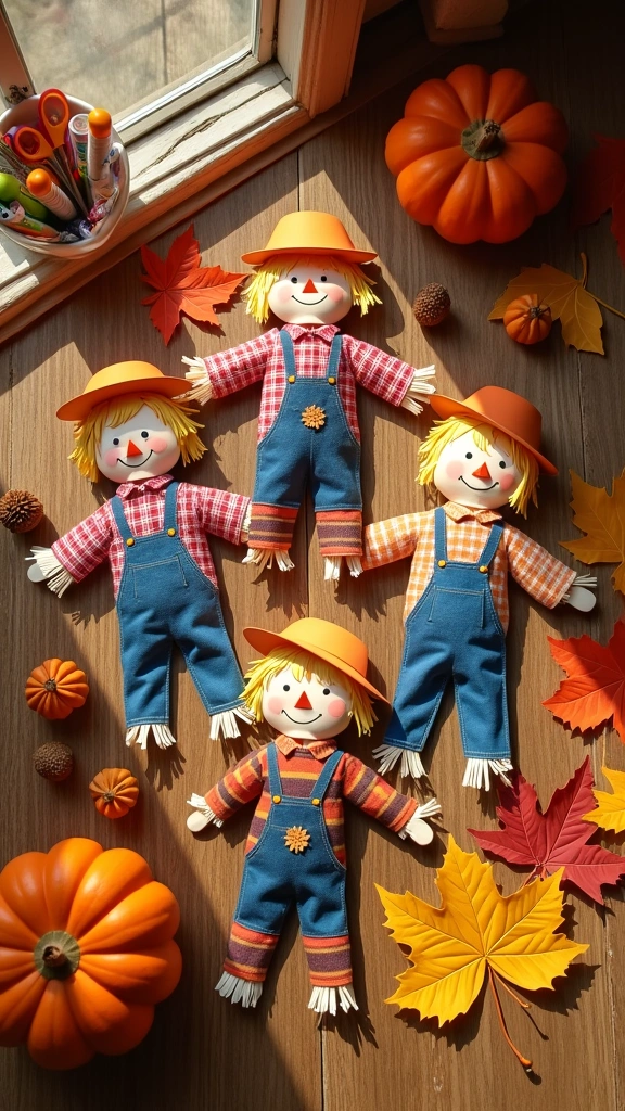 Scarecrow Paper Dolls