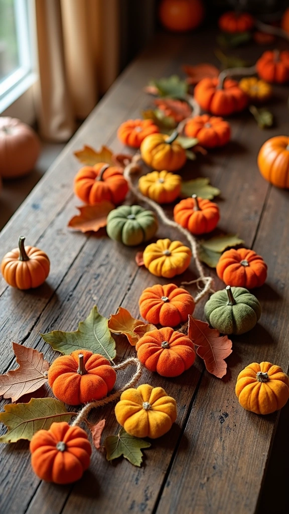 Pumpkin Garland