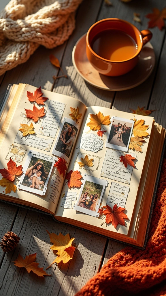 Fall-Themed Scrapbook