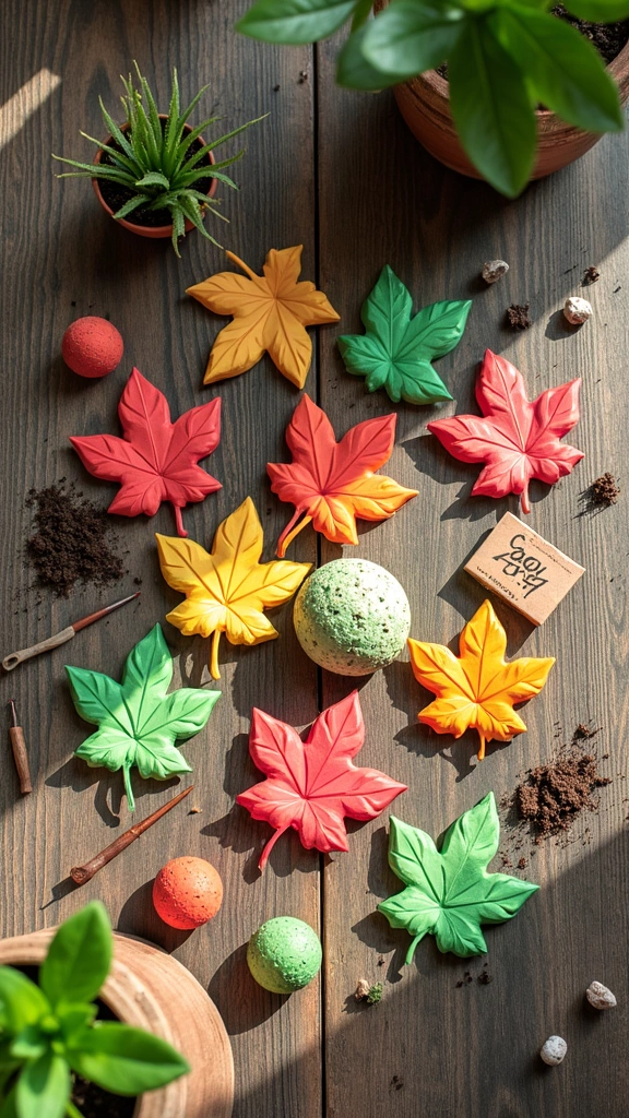 Paper Leaf Seed Bombs