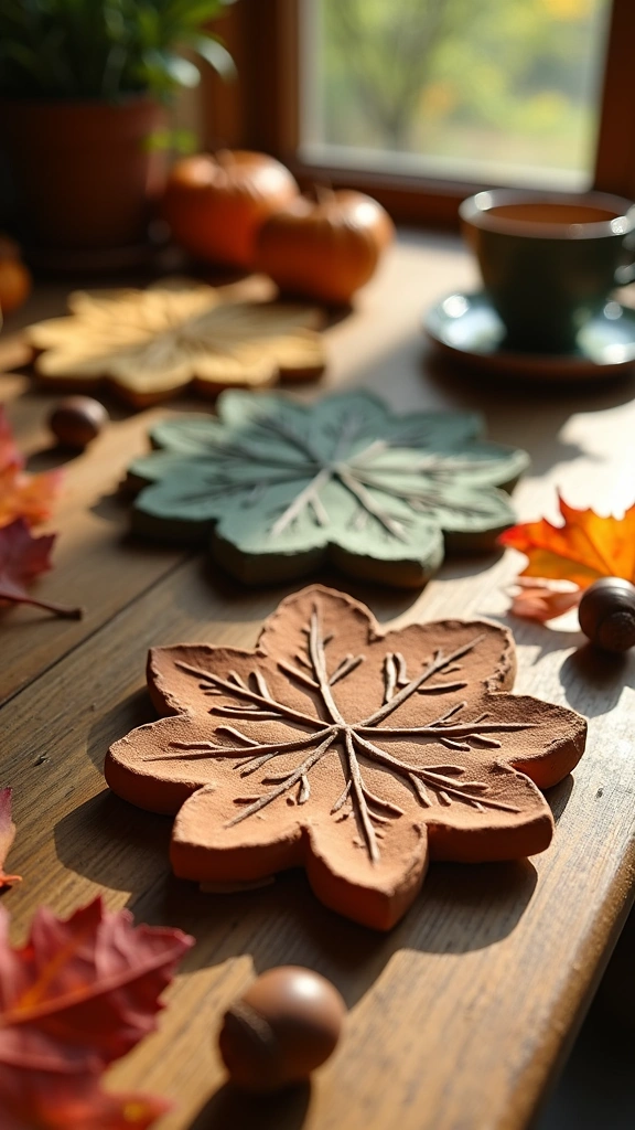 Leaf Coasters