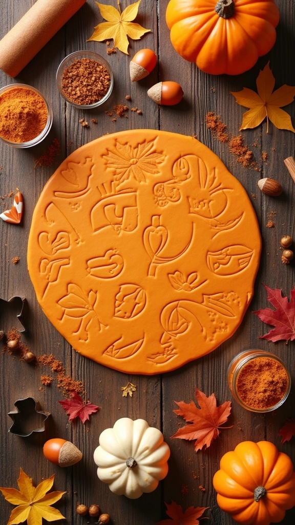 Pumpkin Spice Play Dough