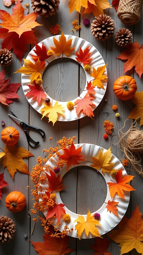 Fall Crown Wreaths