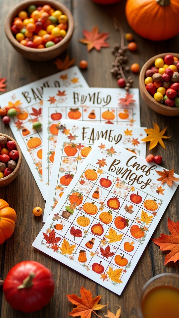 Fall-Themed Bingo