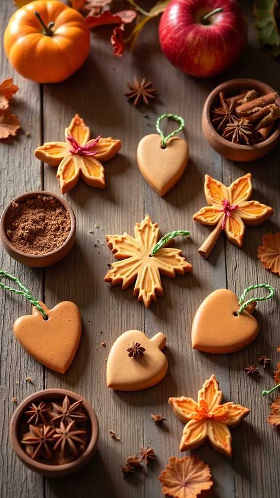 Scented Cinnamon Ornaments