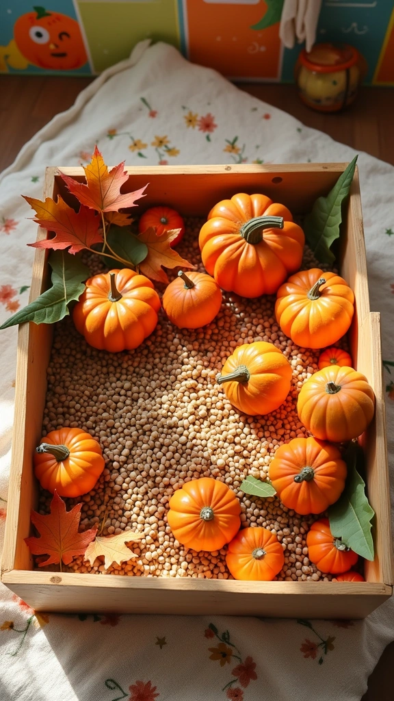 Pumpkin Sensory Bin