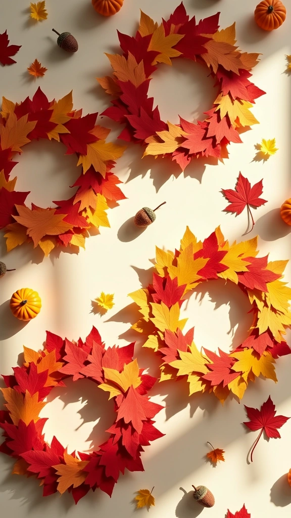 Fall Leaf Wreaths