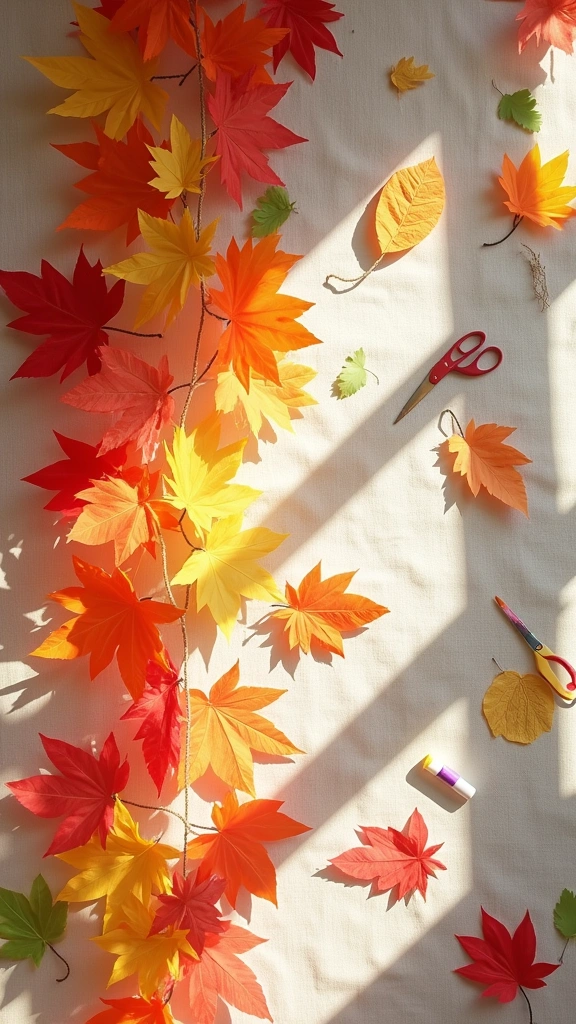 Colorful Fall Foliage Streamers